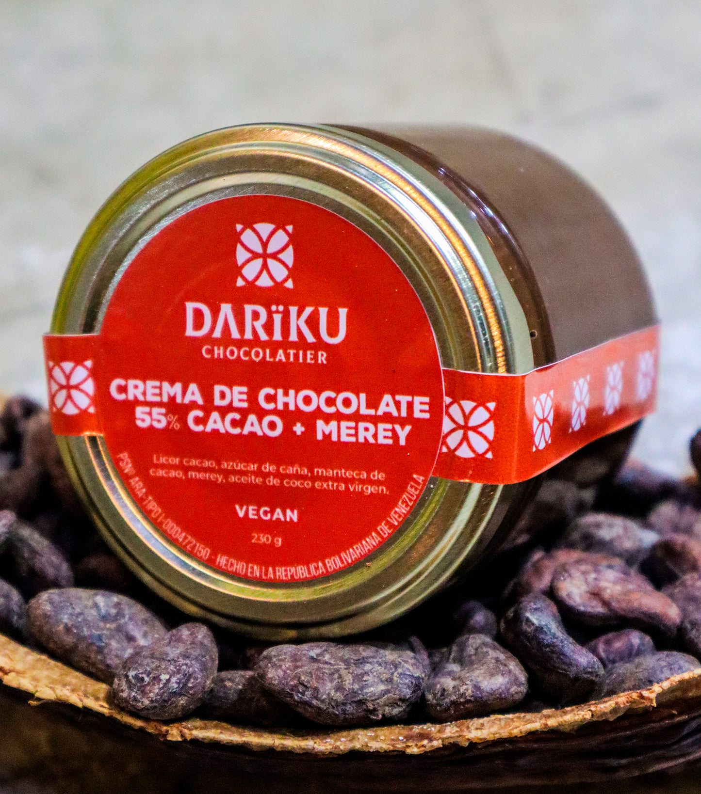 Crema de Chocolate y Merey 55% Cacao